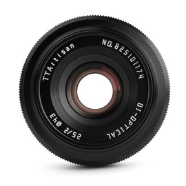 TTArtisan 25mm f/2 C Micro Four Thirds Lens, Black, Brand Optics (2 Year Warranty) (Genuine Domestic Product)