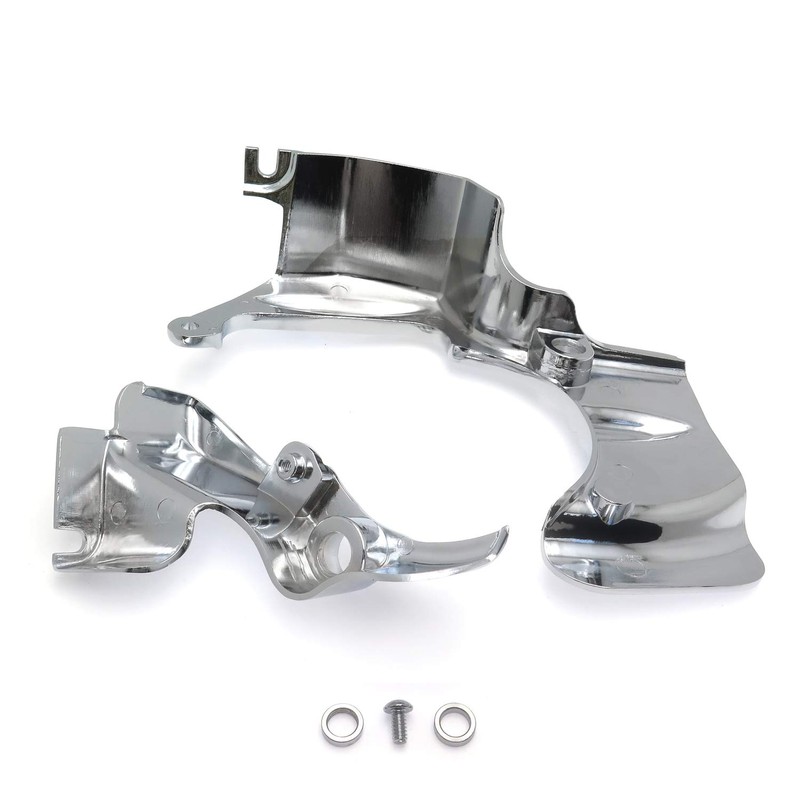 HTTMT- Chrome Transmission Shroud Cover For Harley Street Glide FLHX