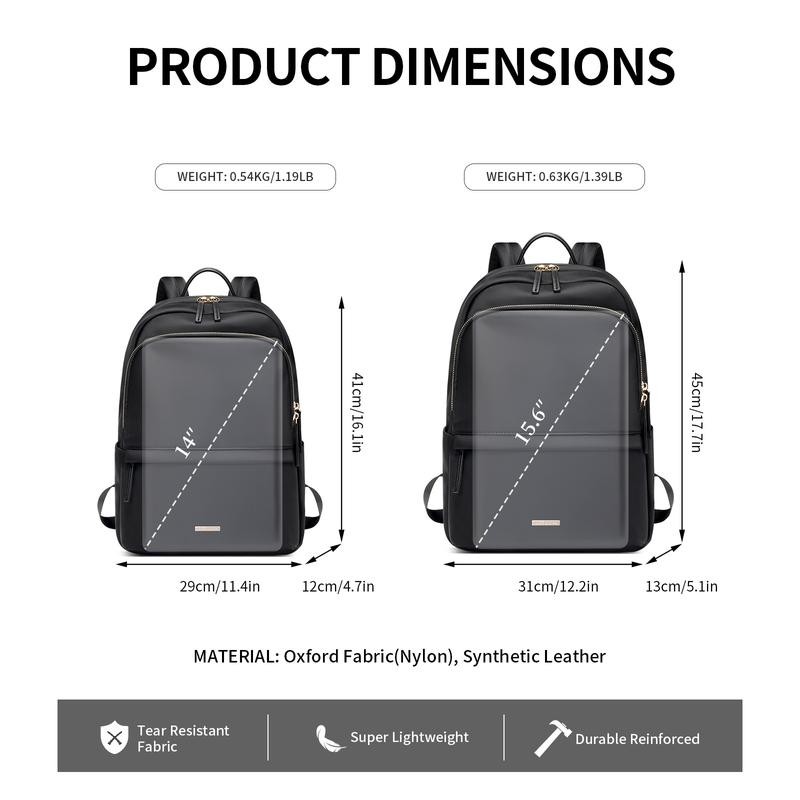 GOLF SUPAGS Laptop Backpack for Women Slim Computer Bag Work