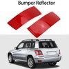 Car Rear Bumper Reflector, 2 Pieces, Rear Bumper Reflector 2048200174,