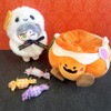Ghost Poncho & Pumpkin Bag Set for 3.9 inches (10