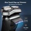 Electric Razor for Men, Rechargeable Electric Shaver with Pop-up Trimmer