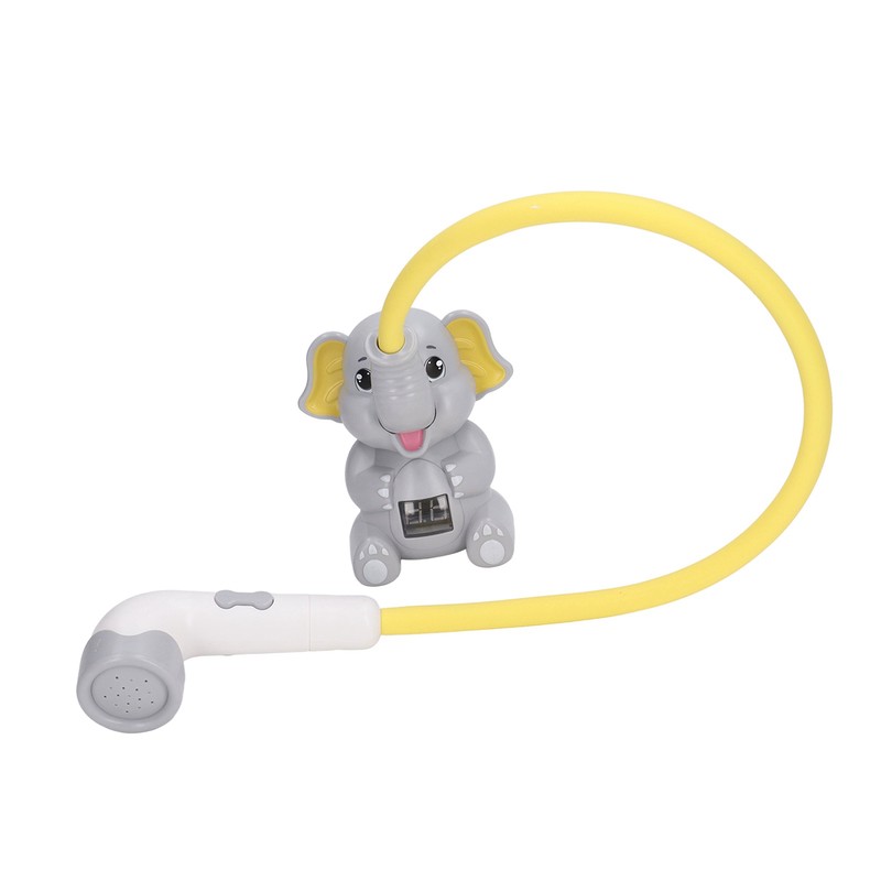 Baby Bath Shower Head with Thermometer Animal Shaped IPX7 Waterproof