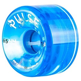 ATOM SKATES Outdoor Quad Roller Wheels 78A Atom Pulse 65x37 Blue 65x37 Blue / 1 Pack - 4 Wheels