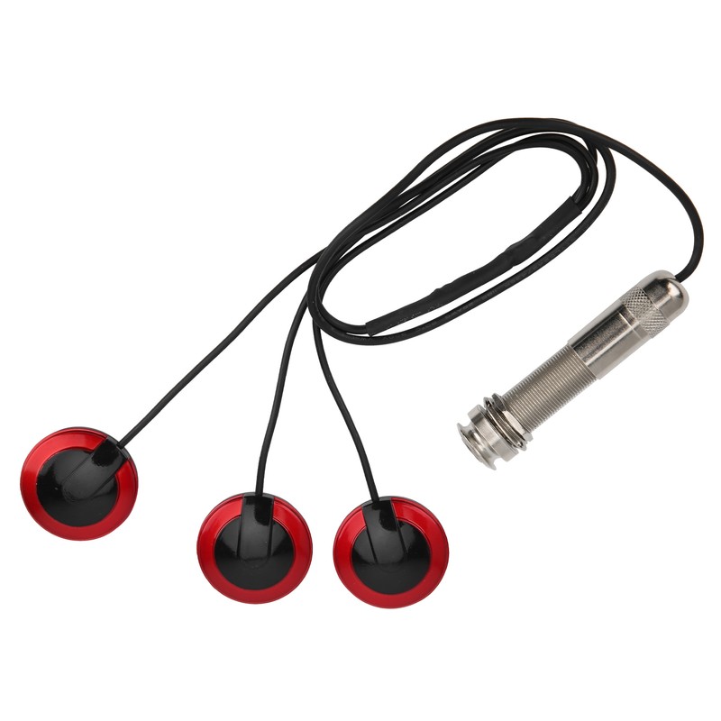 Guitar Piezo Pickup Transducer Removable for Acoustic Guitar Ukulele Thumb