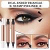 XMXueMei Double Side Liquid Winged Eyeliner Stamp,Smudge Proof Waterproof Eye