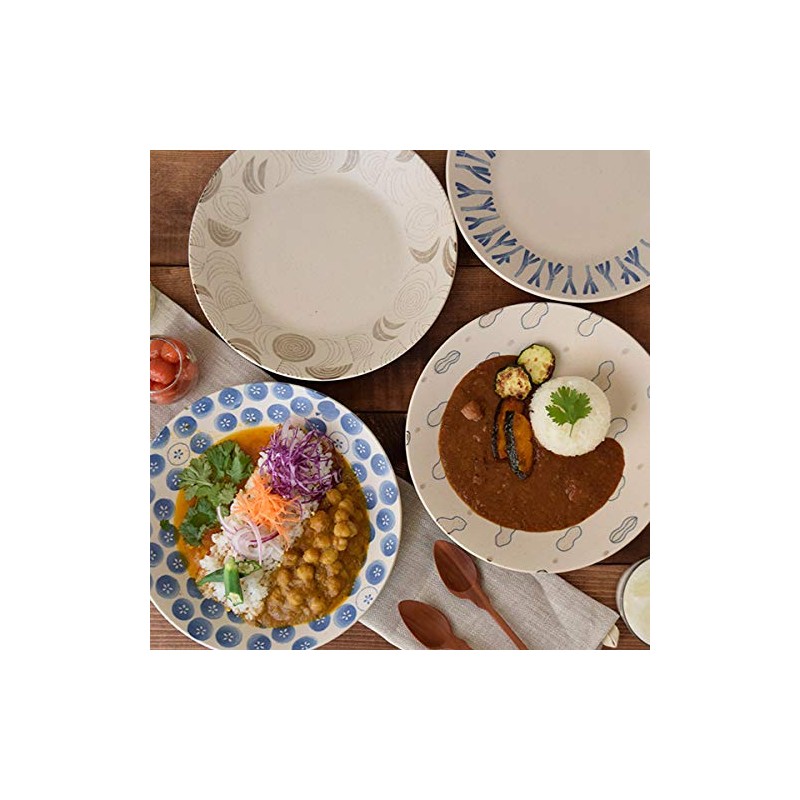 ks-025-02 Tableware East Deep Plate, 9.4 inches (24 cm), Fruit