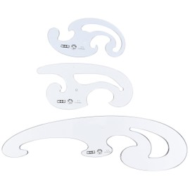 M+R 770830030 - Set di 3 curvilinee, colore: grigio fumo