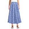Lands' End Women's Poplin Godet Maxi Skirt - Set Bottom