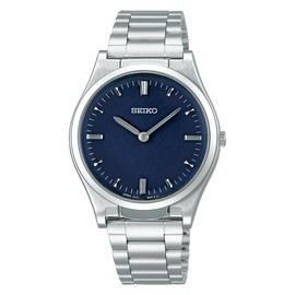 Seiko Men's Tactile Watch for the Visually Impaired, Dial: Navy, Bracelet Type