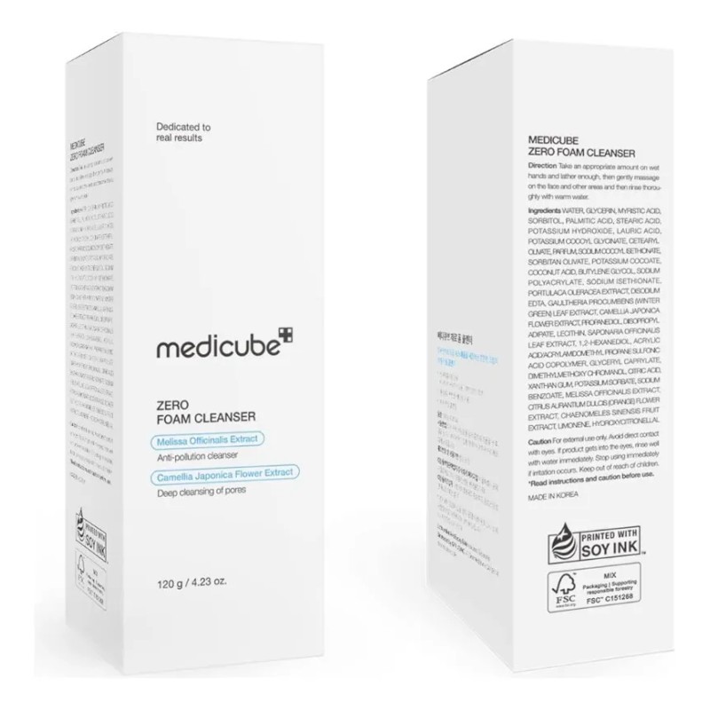 Mzhl Limpiador En Espuma Medicube Zero Para Pieles Sensibles