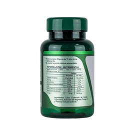 Herbalia Lab | Calcio Max 600 Triple Fuerza con Vitamina D3 y Omega 3-90 Tabletas