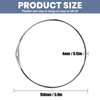 FORETOGO Pack of 3 Goods Ring Key Ring Large, 150
