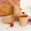 Vumdua 300 Pcs 6 oz Kraft Paper Cups - Disposable