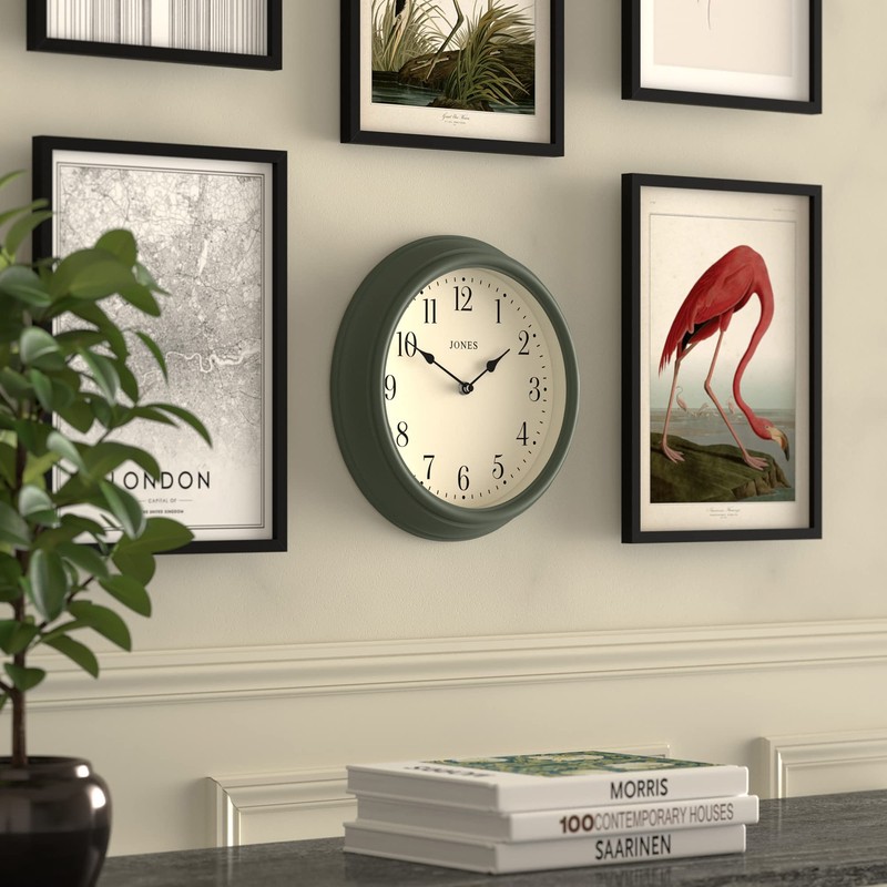 Jones Clocks® Venetian Wall Clock - Round Wall Clock -