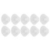 10pcs Hearing Amplifier Ear Plugs Flexible Horn Shaped Silicone Hearing