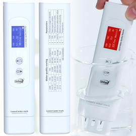 Professional 6-in-1 TDS, TOC, COD, UV275, EC & Temperature Meter, Accurate Reliable Water Analyzer, Digital Water Tester for Drinking Water, Hydroponics, Industrial Water, Aquariums, Tap