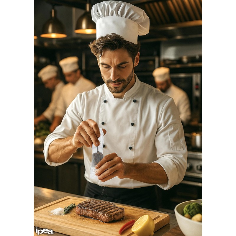 IPEA Macinapepe Manuale Trasparente per Pepe, Peperoncino e Sale -