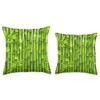Cool Bamboo Gift Ideas Funny Bamboo Design Throw Pillow, 16x16,