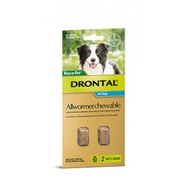 Drontal Buy Drontal Dog Allwormer Medium Online Chemist Outlet