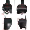 C-HORSE 2 Retractable 3 Point Safety Black Seat Belt Straps