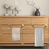 Lilaly 2 PCS Gold 9.25" Kitchen Towel Holder, Over Cabinet