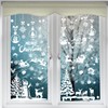 9 Sheets Christmas Window Stickers,256PCS Double Sided PVC Static Xmas