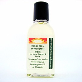 Hand & Body Wash, Shower Gel, Liquid Soap, Handmade. Vegan. Natural Skin Care (Lemongrass Wash, 25 ml)