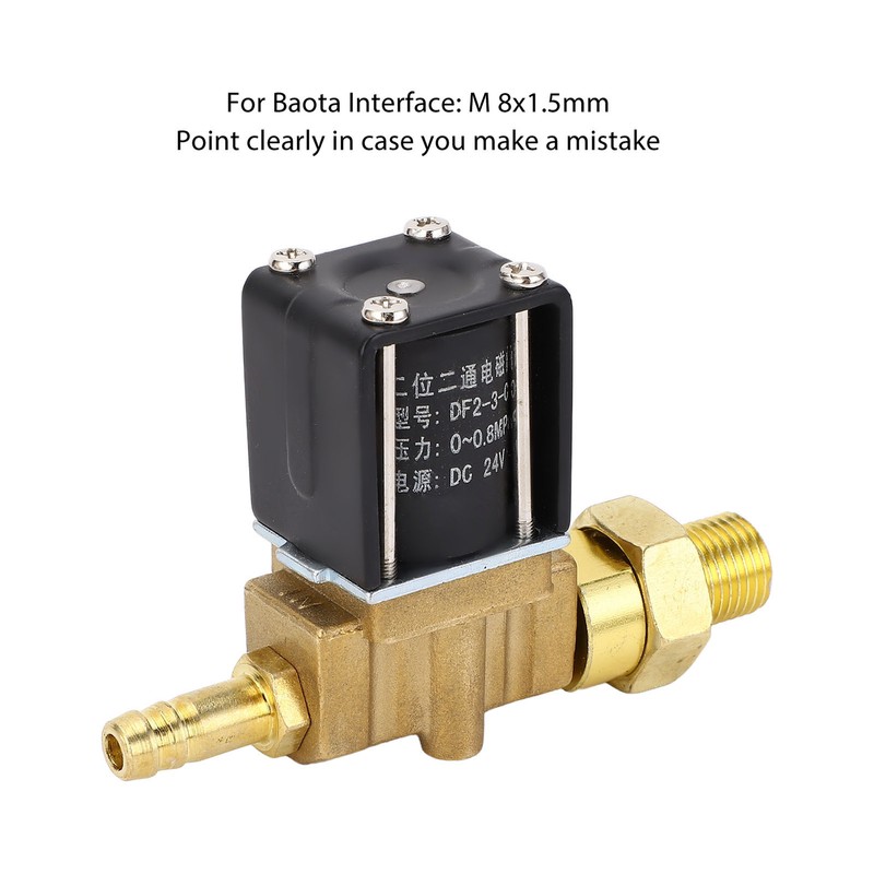Electric Solenoid Valve Brass 2 Position 2 Way 24V for