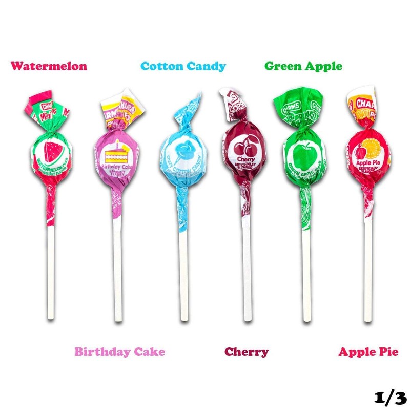 Charms Mini Pops 18 Assorted Flavors with Resealable Bag (300
