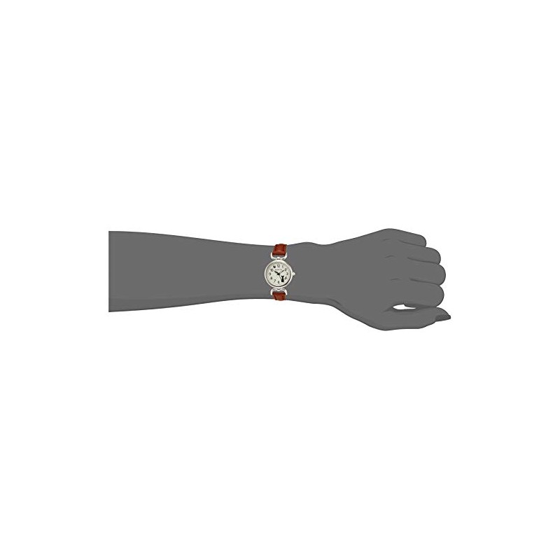 Arias WW20022A Women's Analog Wristwatch, Waterproof, Leather Strap, Cat, White,