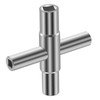 GlamRays Square Key, 4-Way Inner Dimensions 6.5 mm/7 mm/8 mm/9