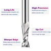 SpeTool 1/2 Inch Shank Spiral Router Bit, Up Cut CNC