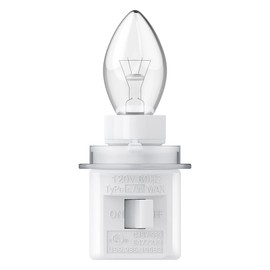 TWDRTDD Plug in Night Light, Adjustable E12 Base Socket Night Light with On/Off Switch for Making Decorative Night Lights (Glass ring,2Pin Plug, White)