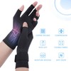 Tikaton Arthritis Compression Gloves with Adjustable Wrist Strap for Women