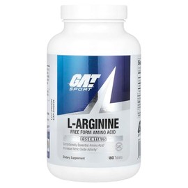 GAT Sport L- Arginina - 180 Tabletas- 180 Porciones - 1000 mg de L-Arginina de Alta Pureza por Porcion                                                