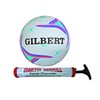 Gilbert APT Training Netball With Free Hand Pump (Purple, Size