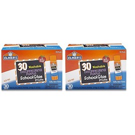 Elmers Purple Disappearing School Glue Stick (60-PACK (7g))