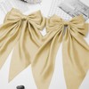 Big Hair Bows Silky Satin Hair Bow with Long Tail