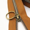 YaHoGa 50 Pieces Bronze Nonlock Endless Zipper Sold by the