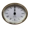 Caravan Oval Insert Clock (White Face)- ME508