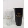 AVION TEQUILA Black Boston Shaker 7" Pint Glass 6" Two