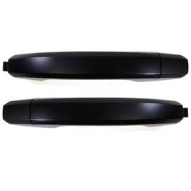 PT Auto Warehouse GM-3549P-RP - Outer Exterior Outside Door Handle, Primed Black - Rear Left/Right Pair