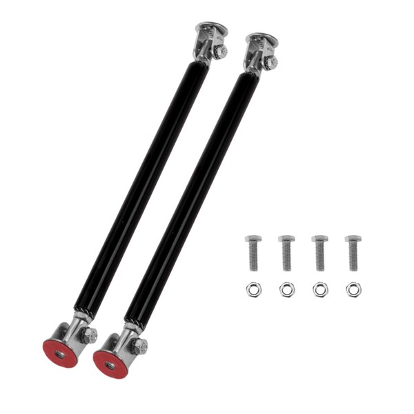 Partuto 2pcs 15cm/5.91in Car Splitter Support Rods Adjustable Front Rear
