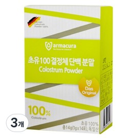 Amakura Colostrum 100 Crystalline Protein Powder Colostrum Powder 14p, 14g, 3 ea / 아마쿠라 초유 100 결정체 단백 분말 초유파우더 14p, 14g, 3개