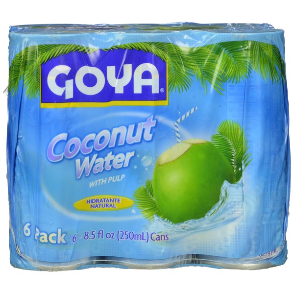 Goya Coconut Water, 8.4 Ounce (Pack of 6)