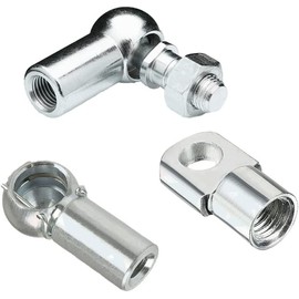Ball Joint Eyelet Ball Female End Fittings M6 M8 M10 Universal Gas Struts Heads - AUTORCE (Eyelet, M6)