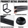 40 Pcs 3D Floating Display Cases 3D Floating Framed Black
