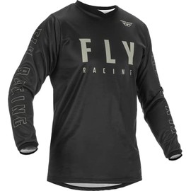 Fly Racing 2022 Adult F-16 Jersey (Black/Grey, Medium)