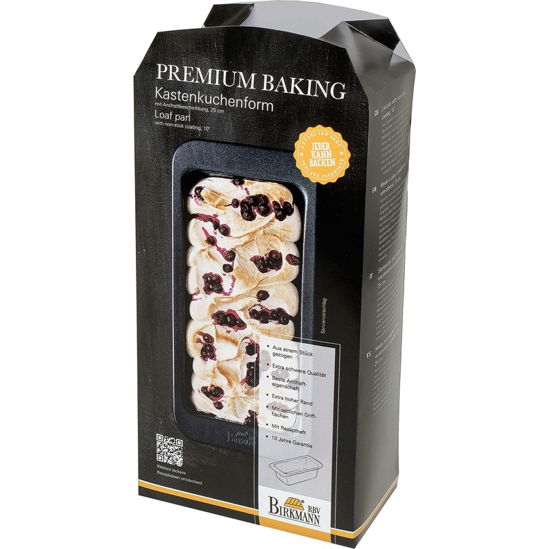 Birkmann Loaf pan Premium Baking Ø 25cm, Metal, Grey, 25